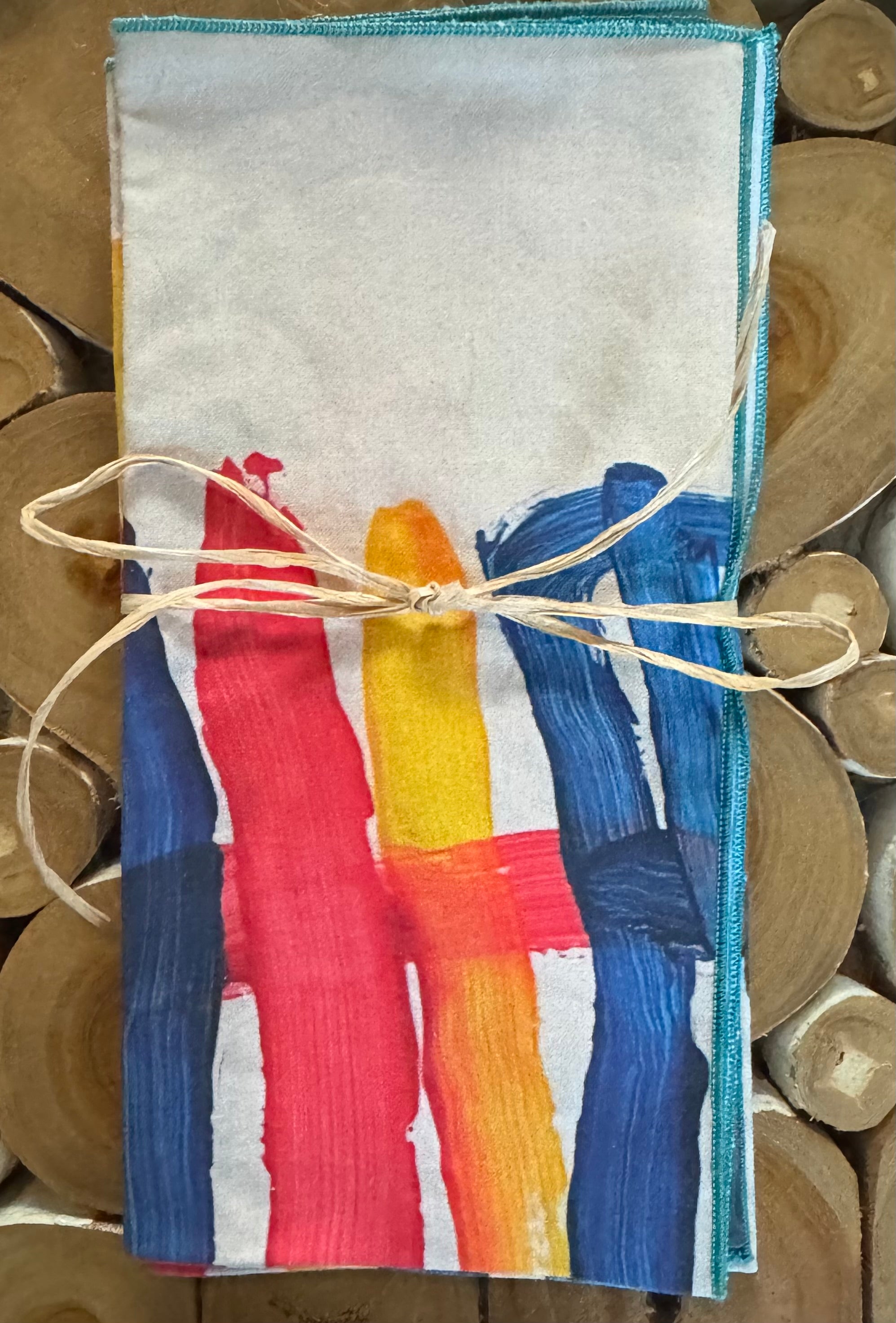 Liz Hodder Hand-Sewn Cloth Dinner Napkins