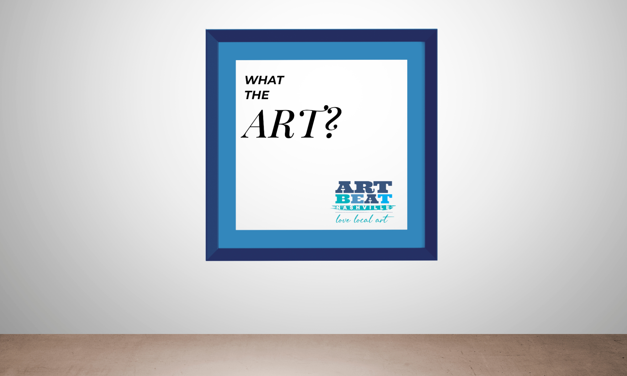 What the ART? An interview with myself.