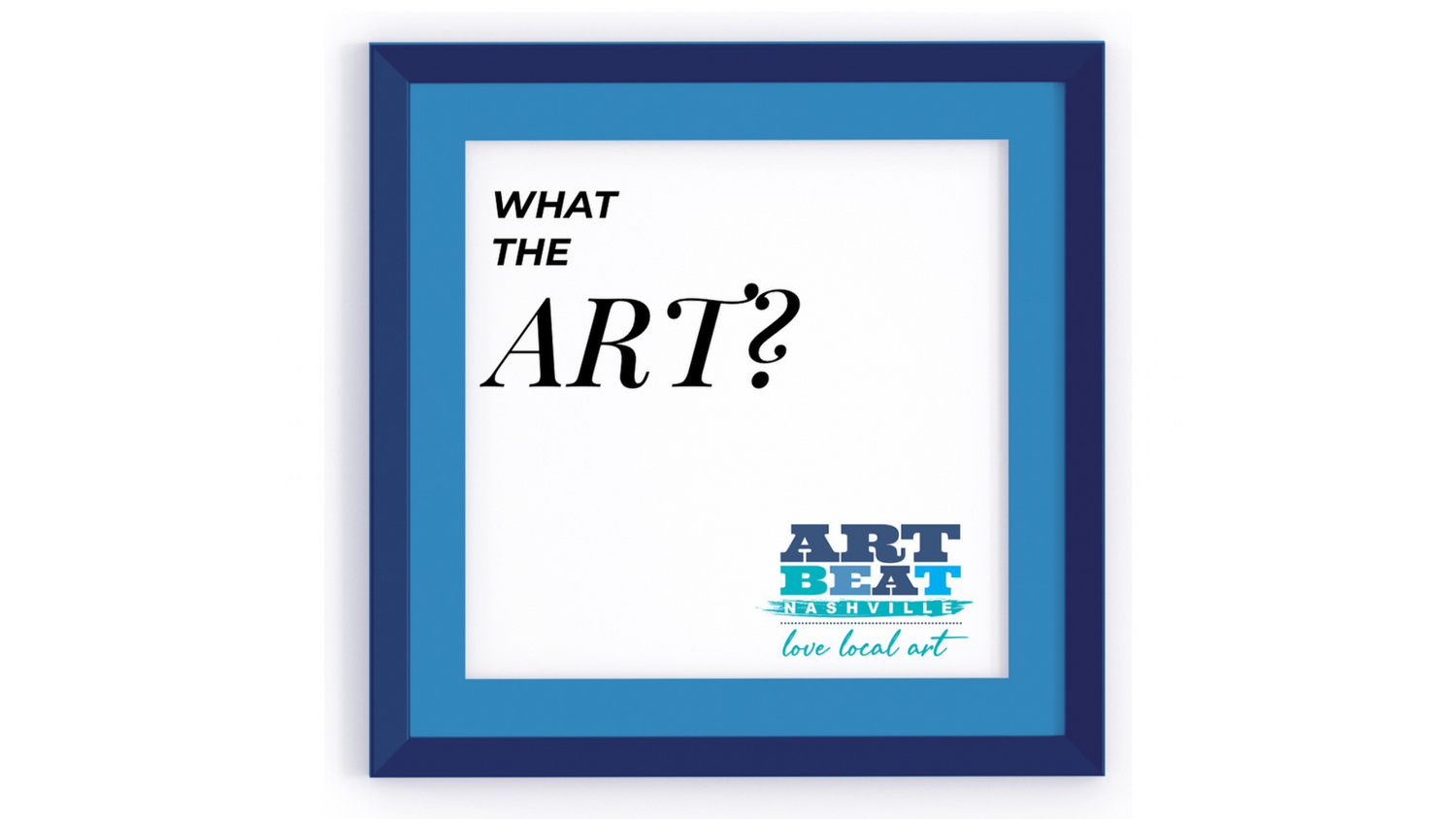 What the ART? An interview with myself.