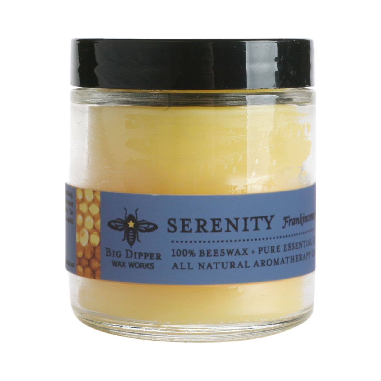 Apothecary Glass Candle – Pure Beeswax Aromatherapy – 3.2oz