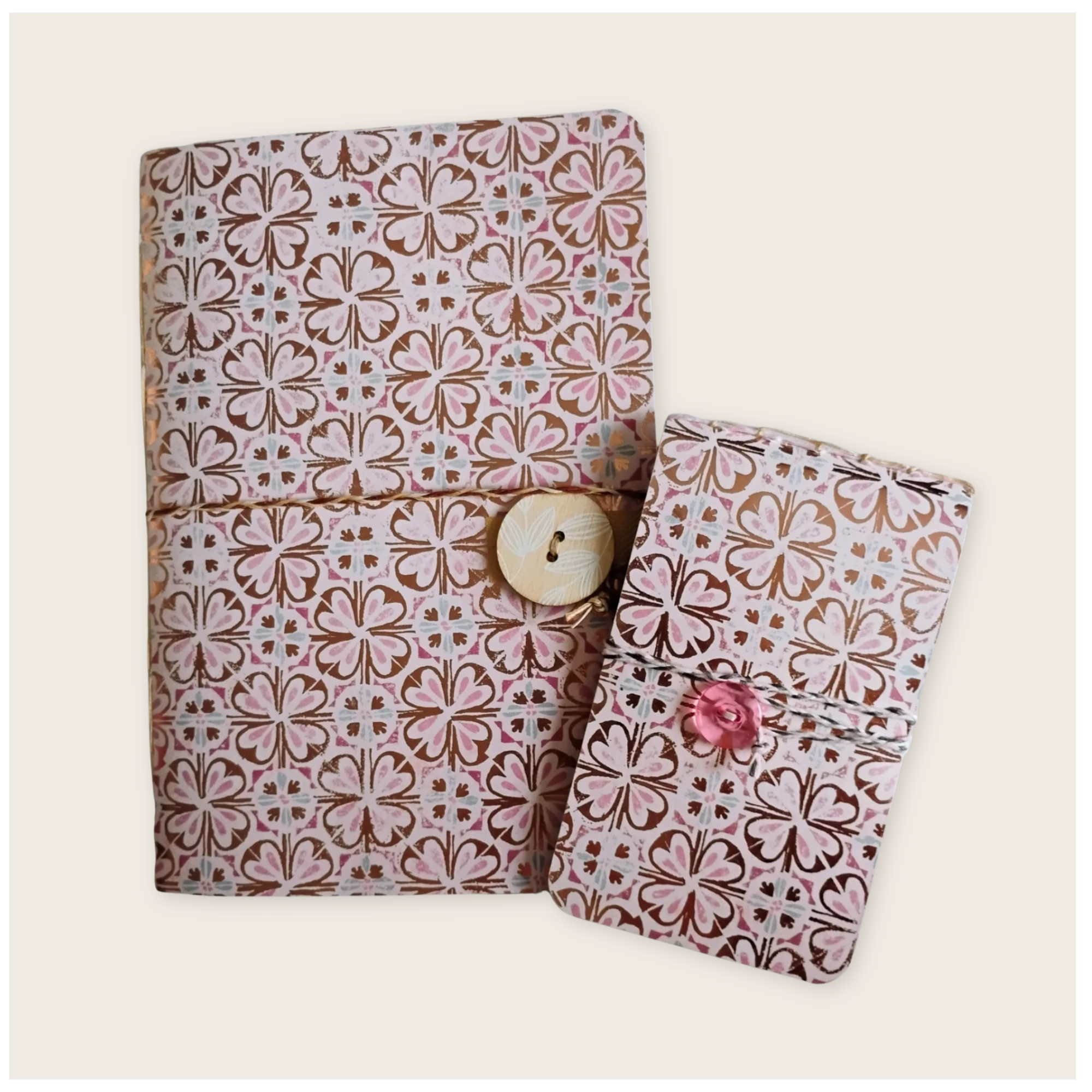 Floral Handmade Journal Set - Journal
