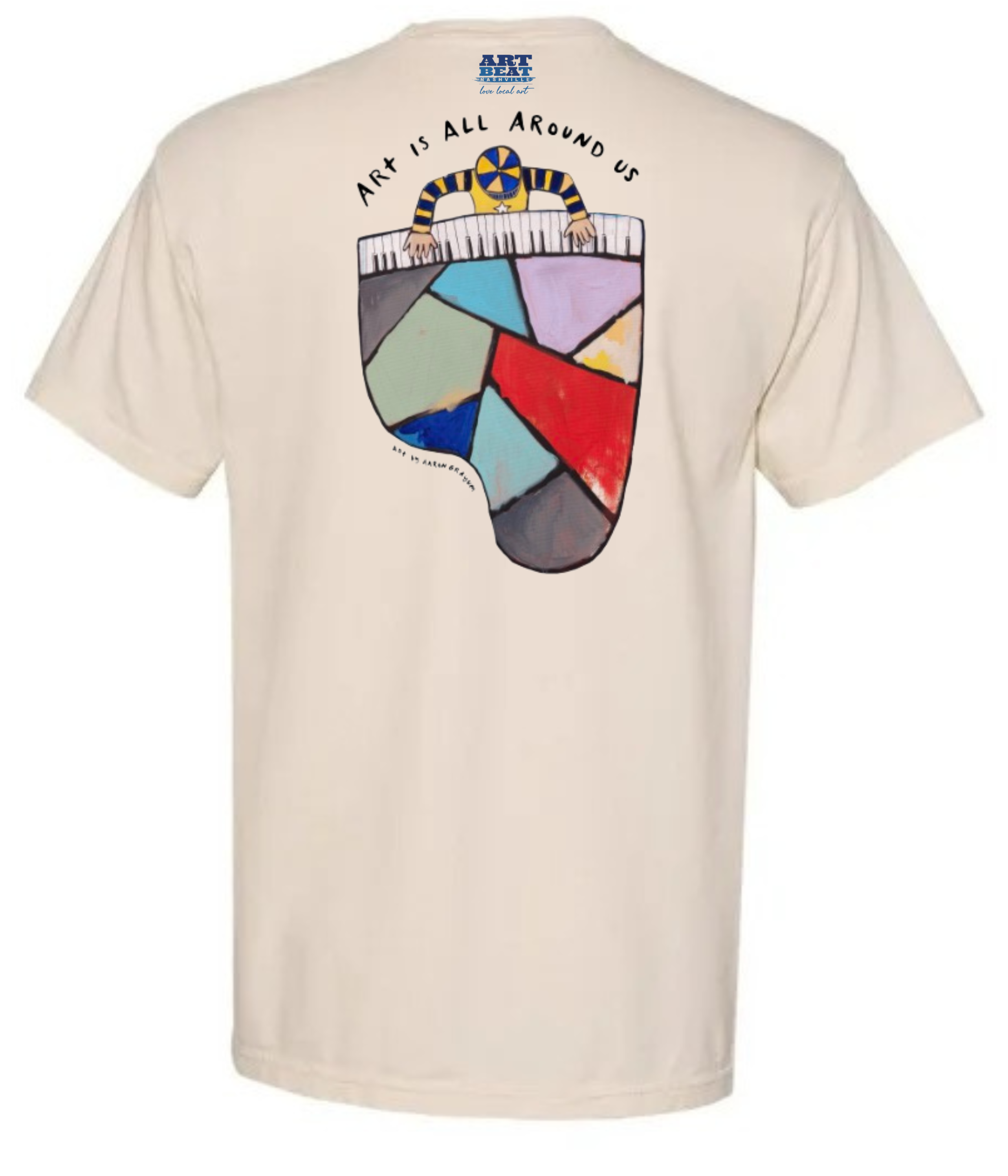 Pre-Orders for Songbird City by Aaron Grayum T-Shirt - Piano