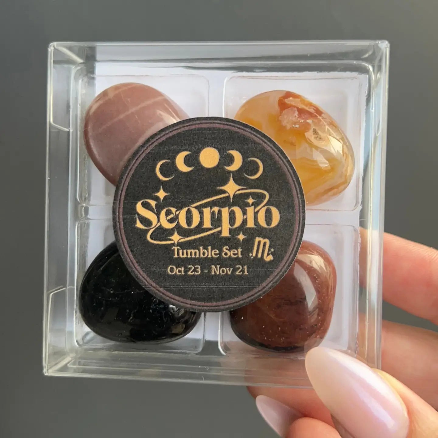 Zodiac Tumbled Crystal Set