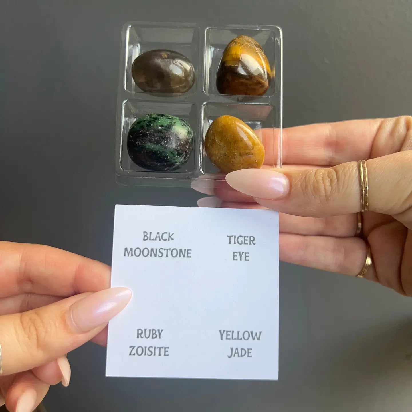 Zodiac Tumbled Crystal Set