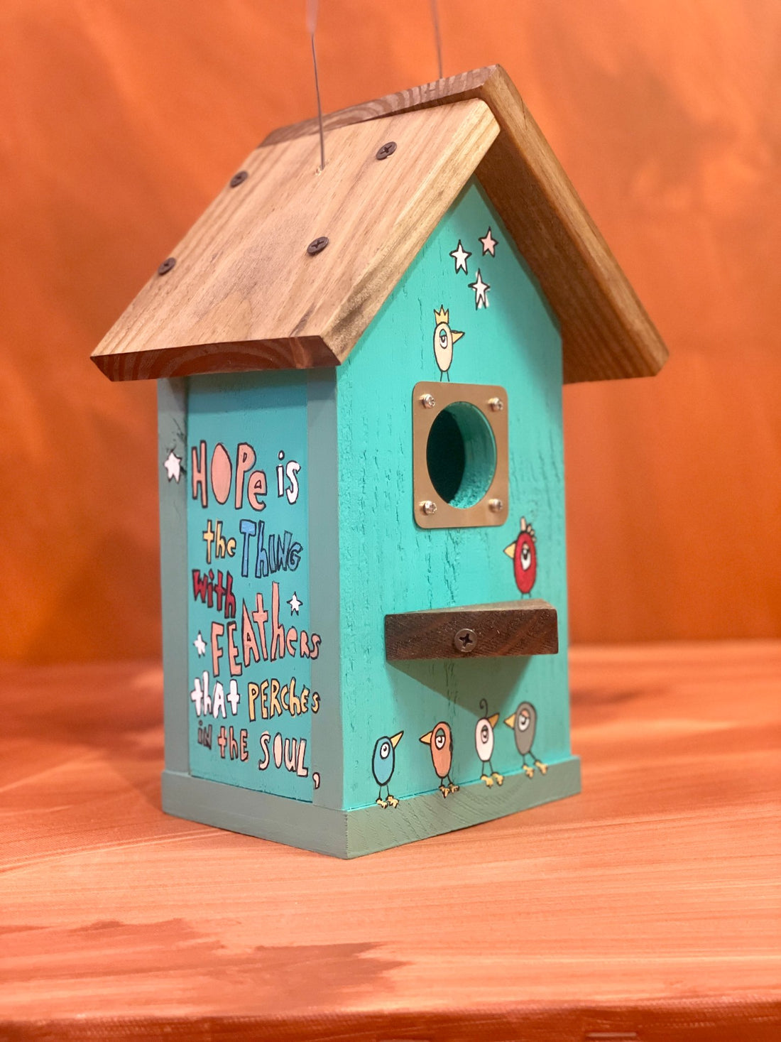 Hand-painted Birdhouse - 1