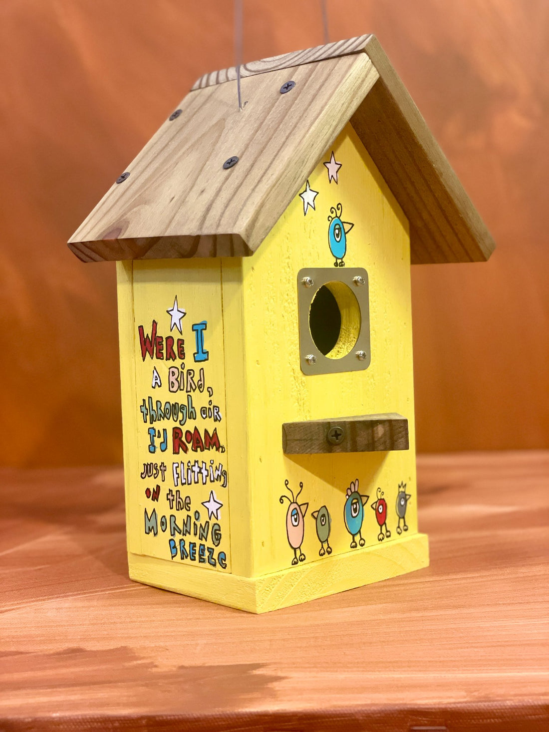 Hand-painted Birdhouse - 2