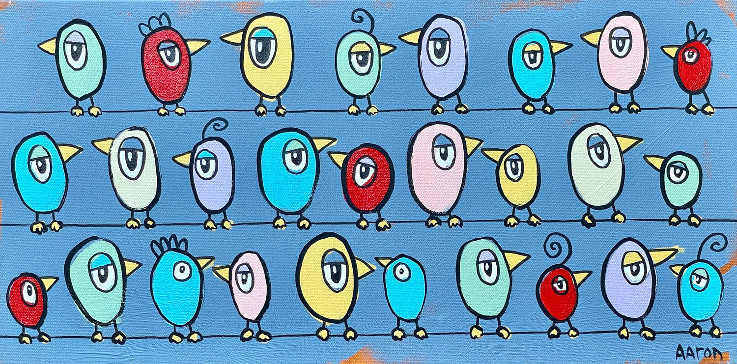 66f602447ebd947855ec7dbc_aarongrayum-27birdsallgettingalong-ongray-20x10_1760452512801.jpg