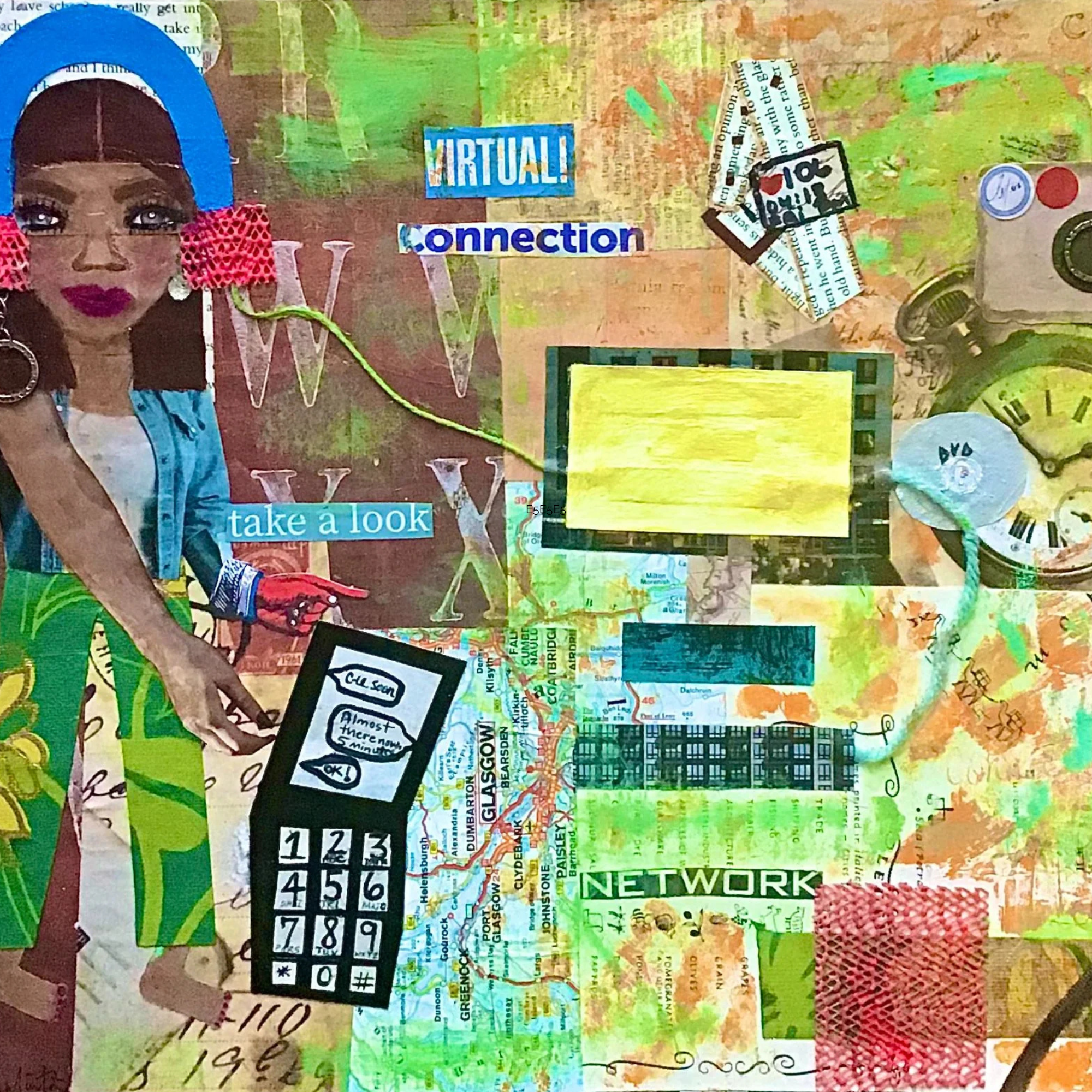 Tech 2000’s 14’’ x 11’’ framed to 20’’ x 16’’ - Original Art