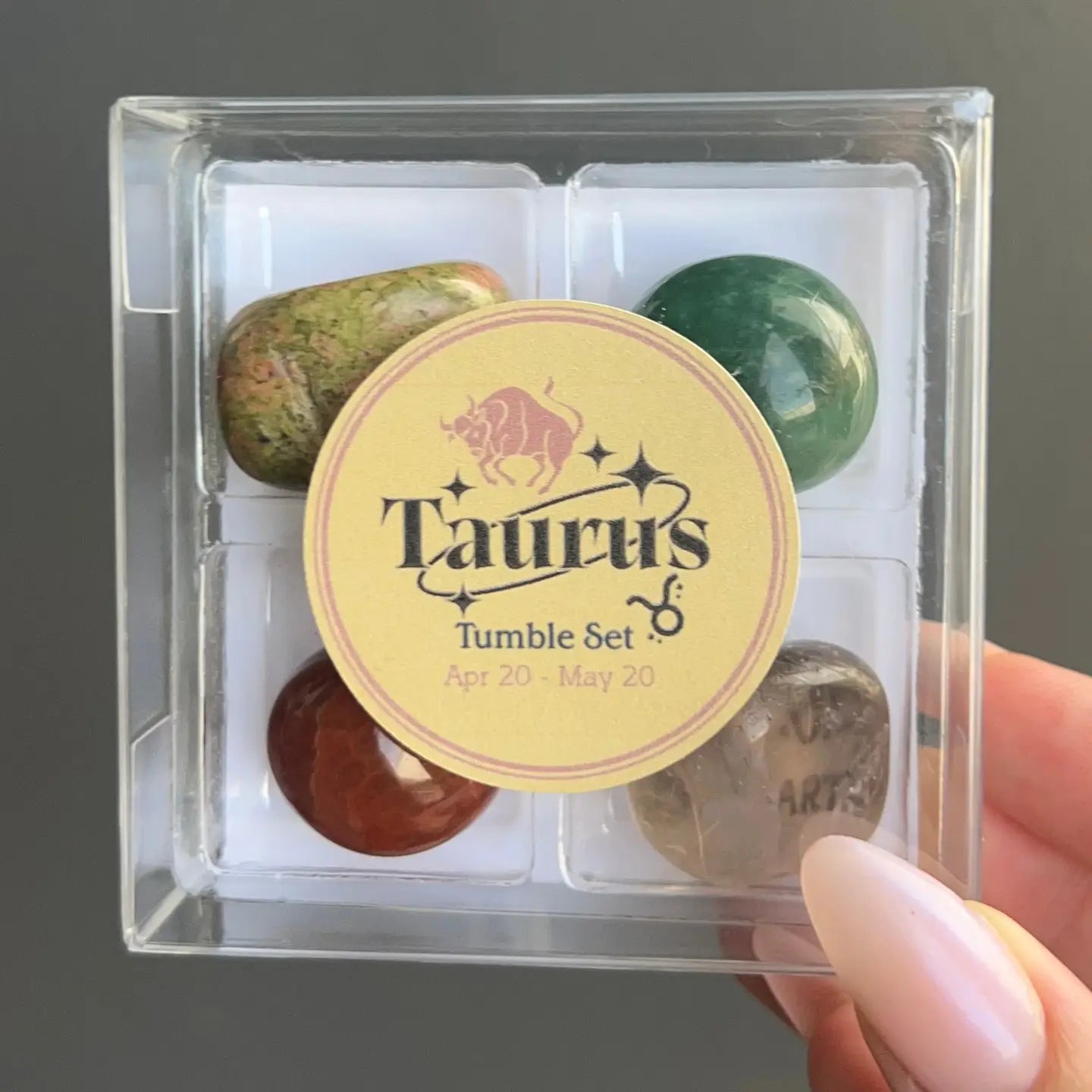 Zodiac Tumbled Crystal Set