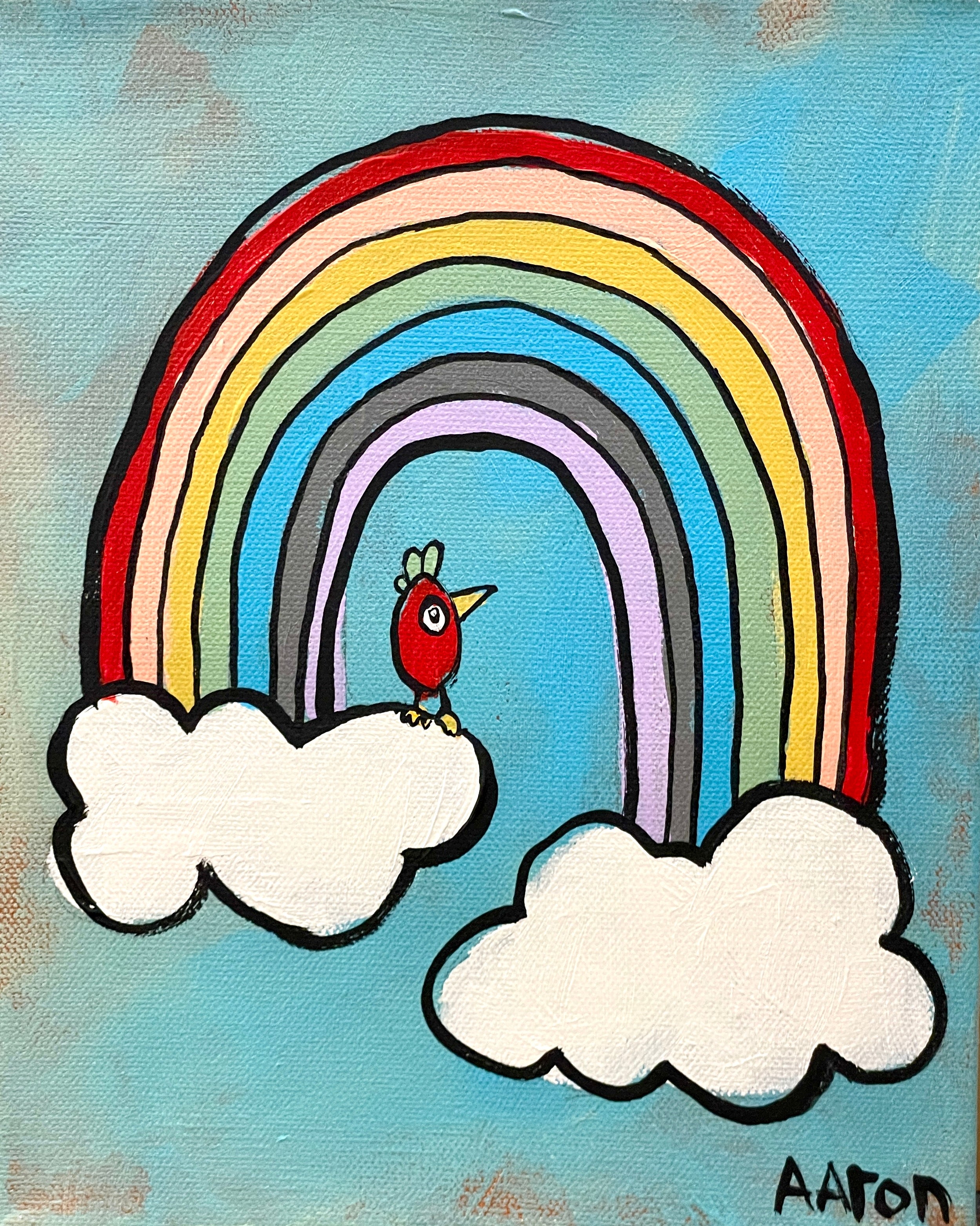 Under the Rainbow (on Blue)