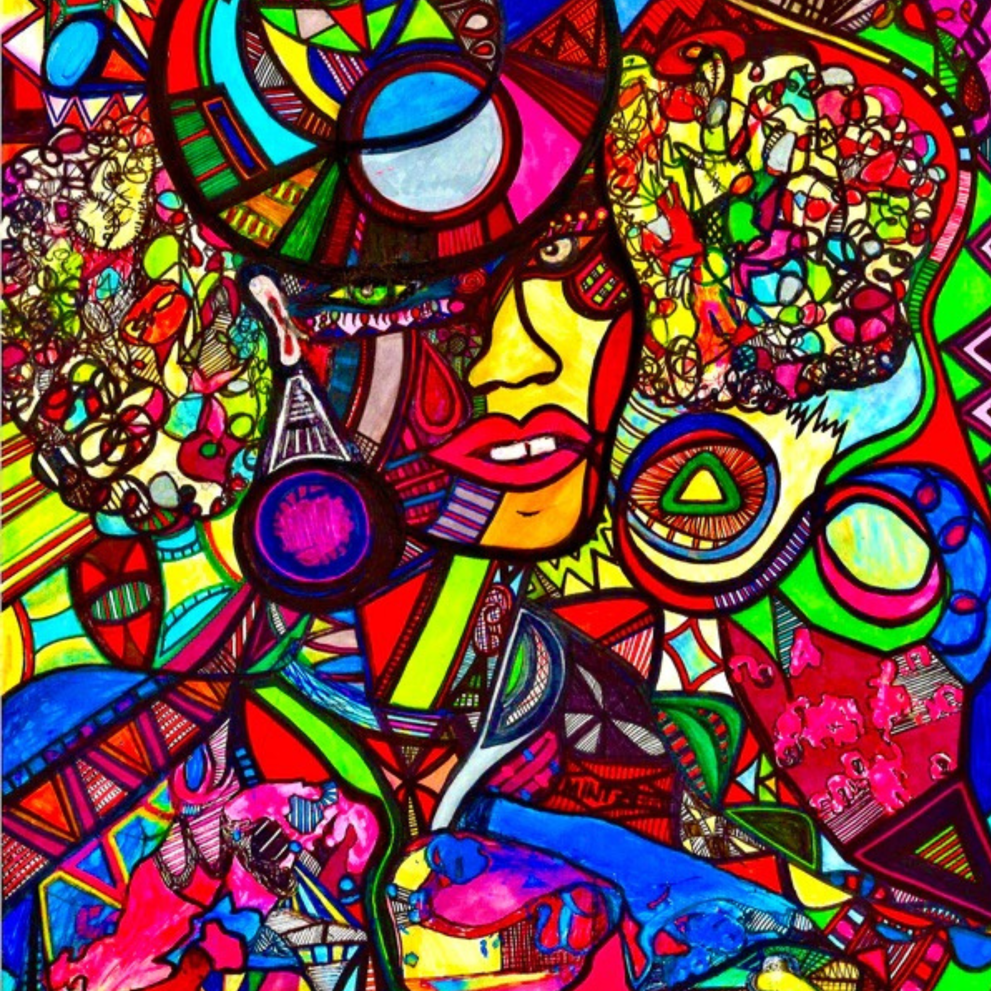 Colored Girl Print 8’’ x 10’’ - Print