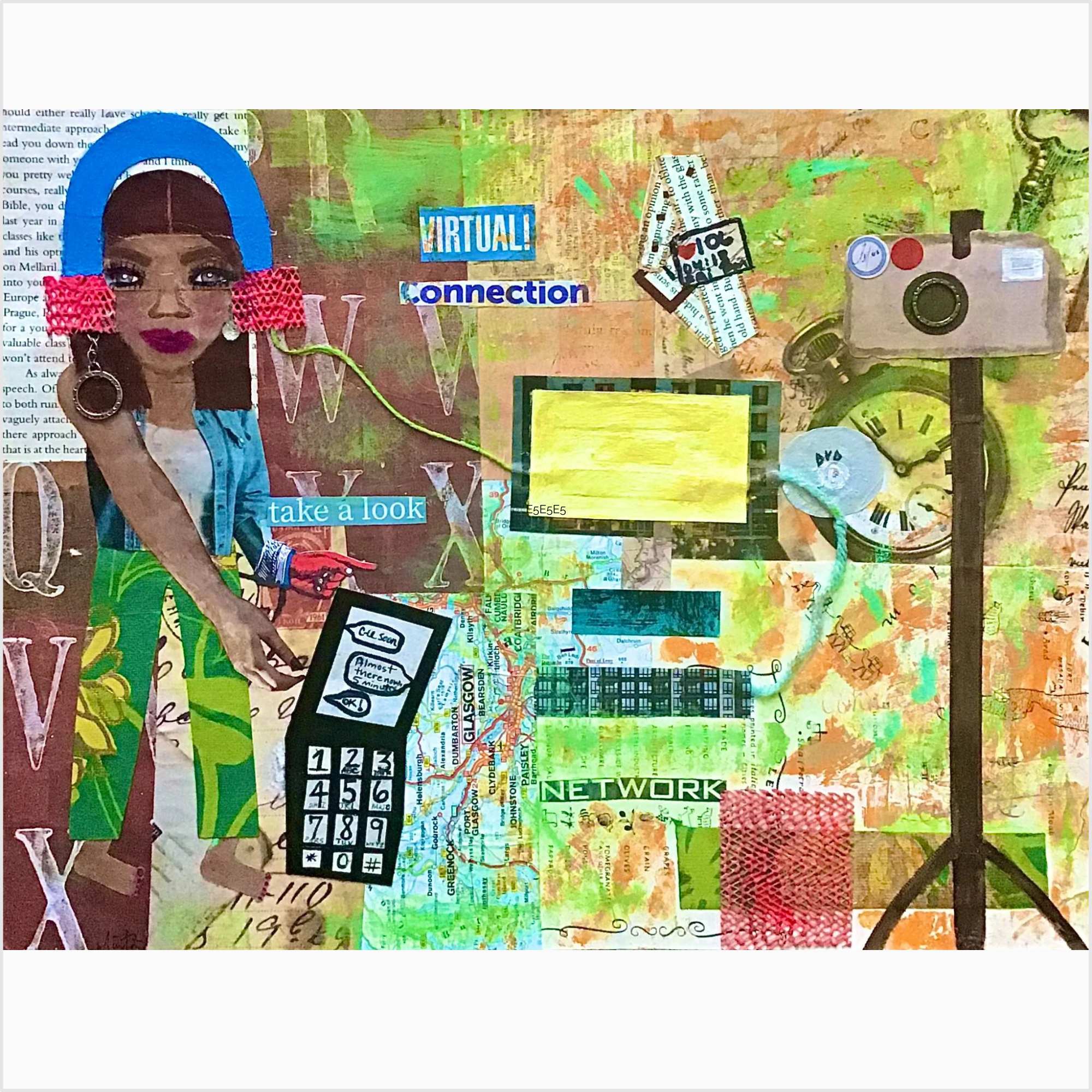 Tech 2000’s 14’’ x 11’’ framed to 20’’ x 16’’ - Original Art