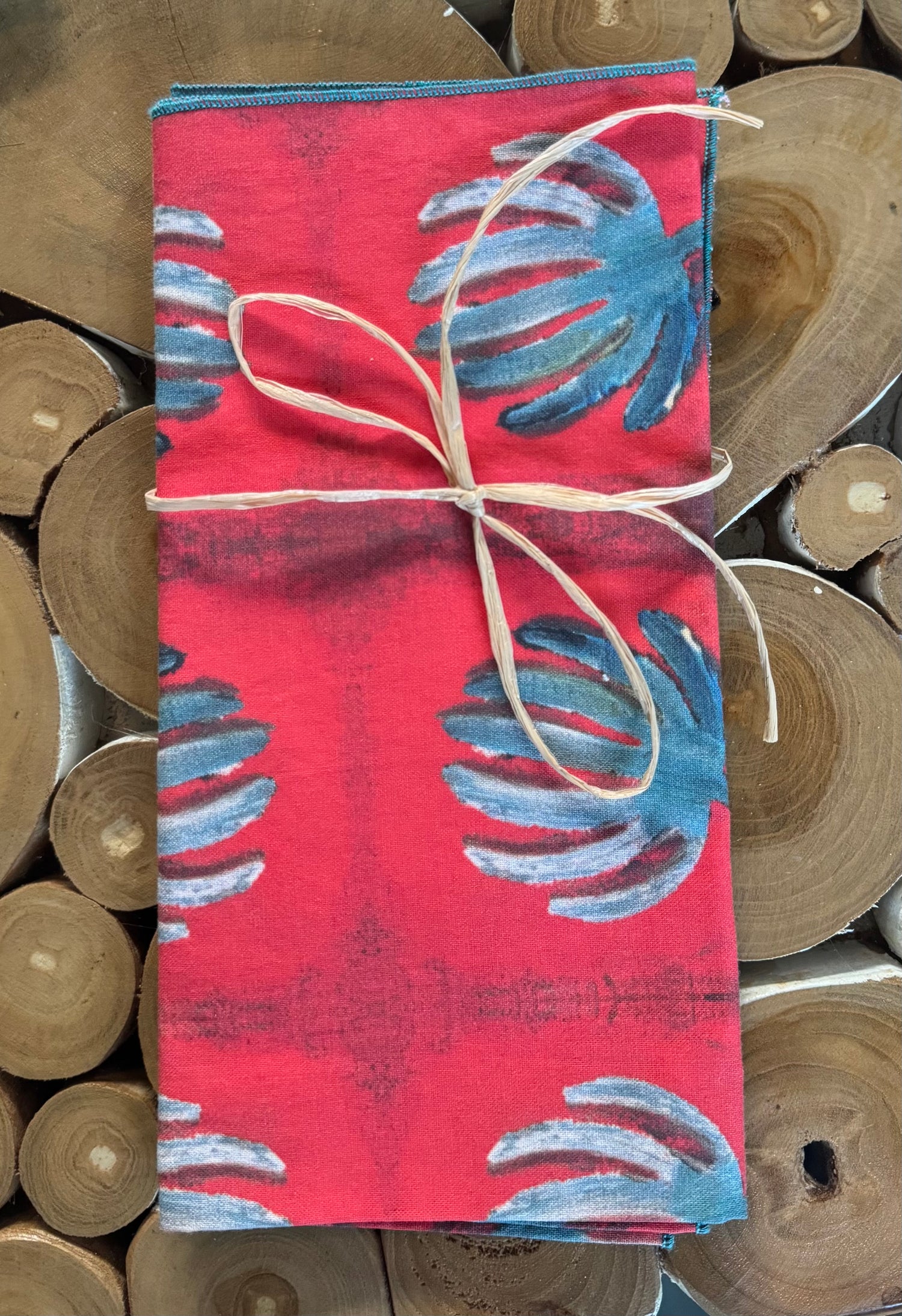 Liz Hodder Hand-Sewn Cloth Dinner Napkins