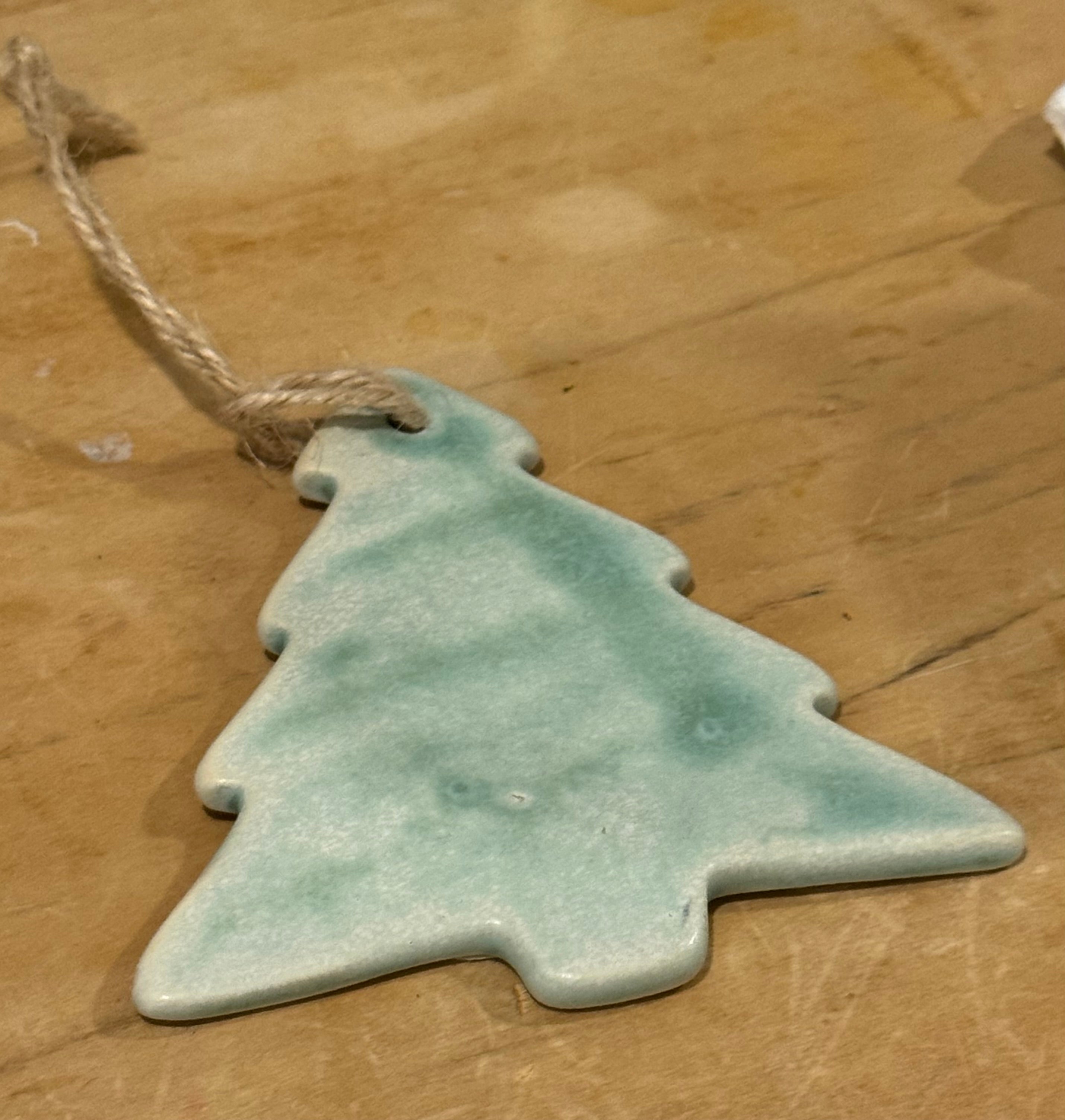 Christmas Tree Ceramic Ornament