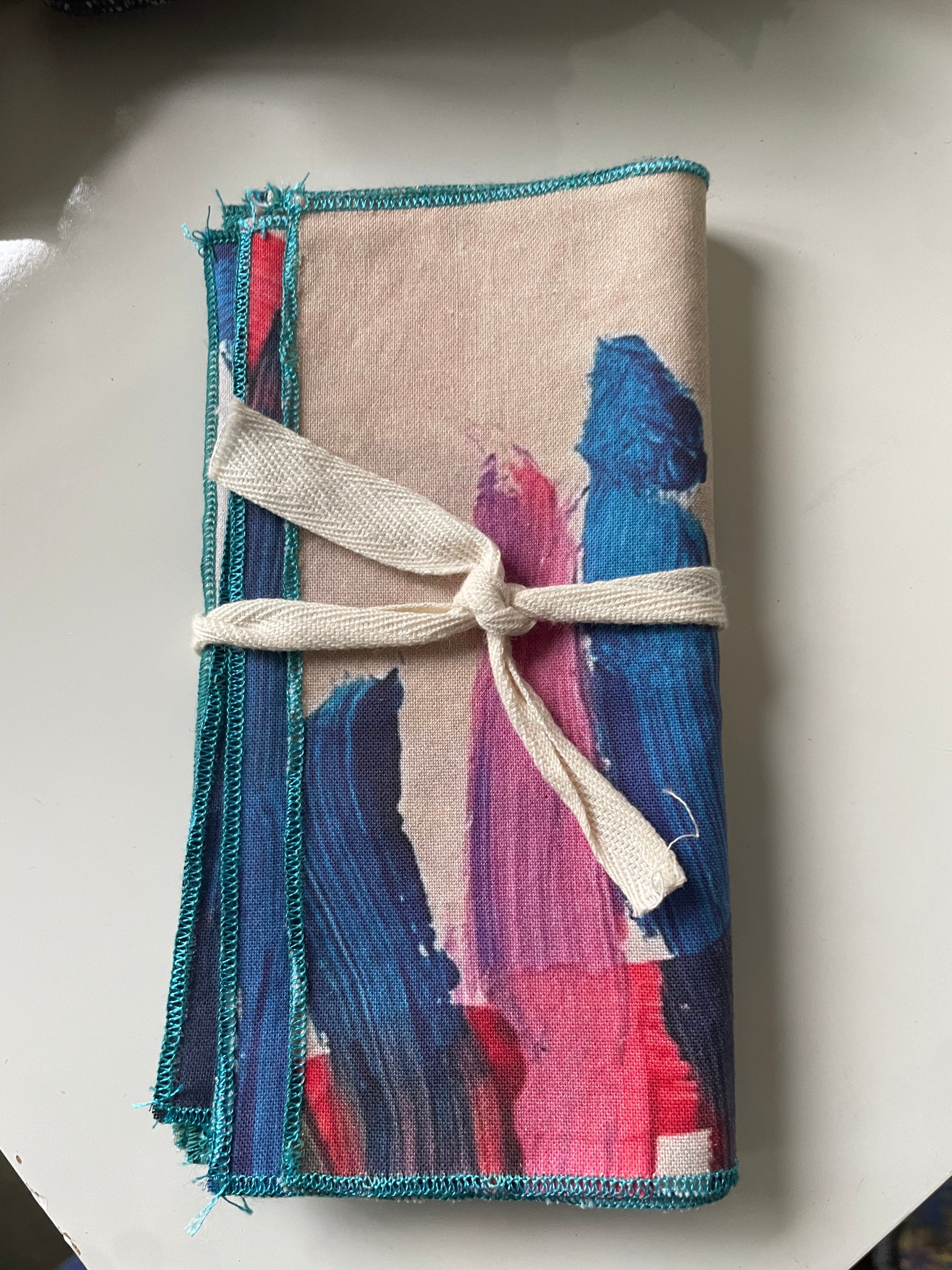 Liz Hodder Hand-Sewn Cloth Dinner Napkins