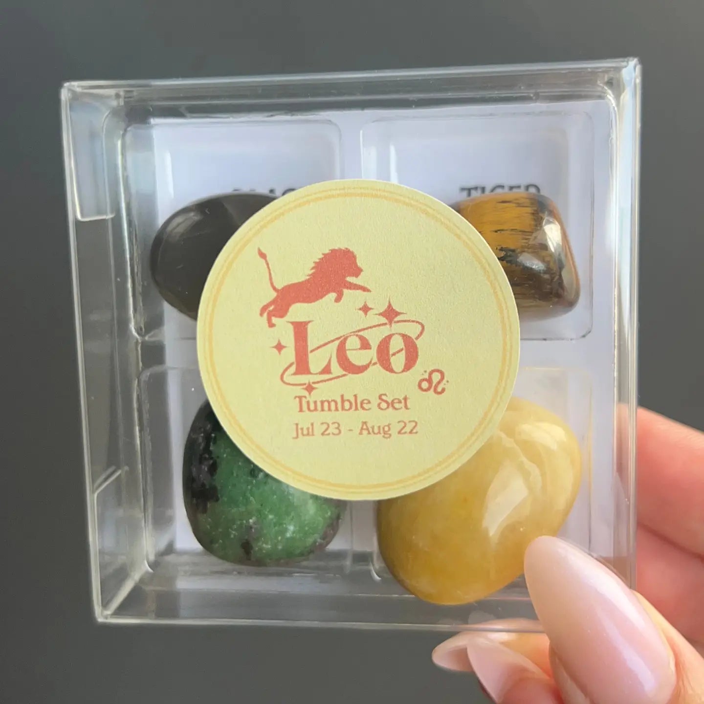 Zodiac Tumbled Crystal Set