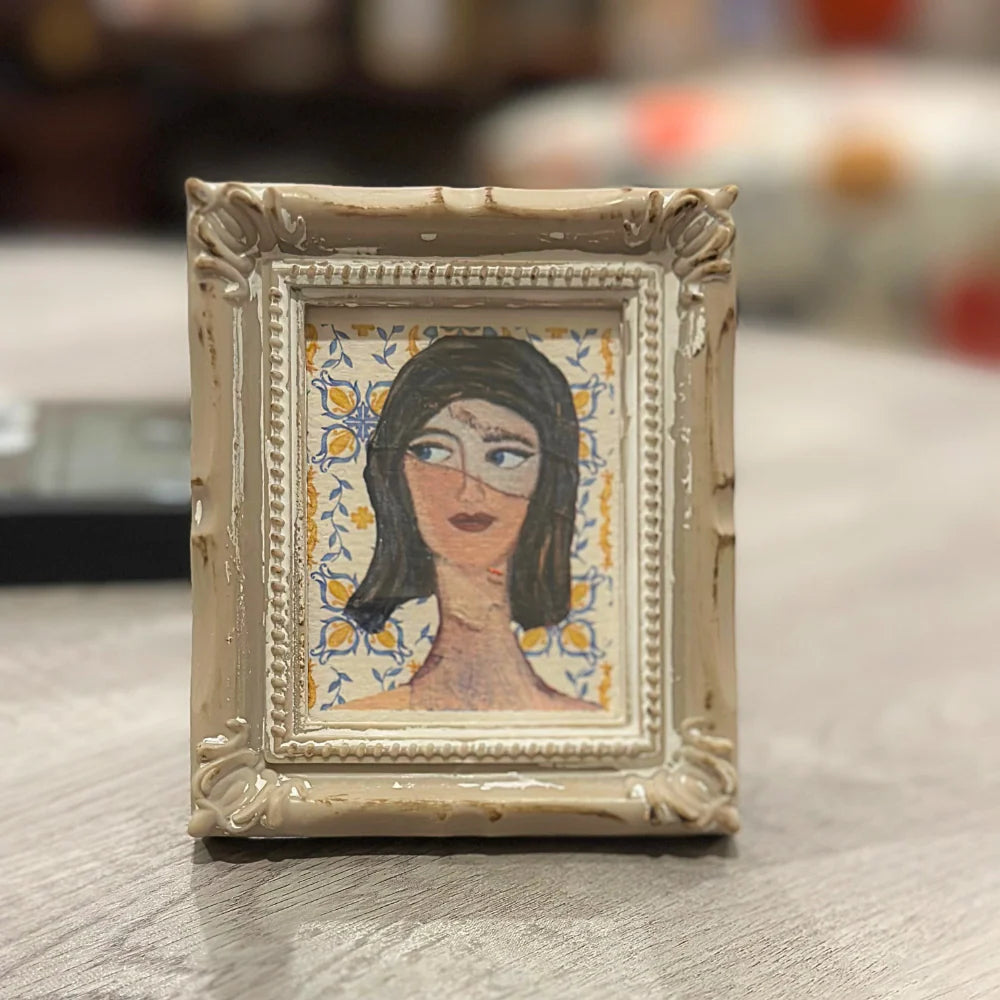 Agatha Tabletop Framed 4.5" x 4.5"