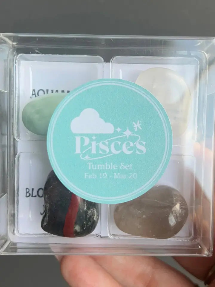 Zodiac Tumbled Crystal Set