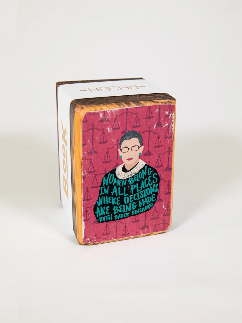 Ruth Bader Ginsburg (RBG) Single Bookend